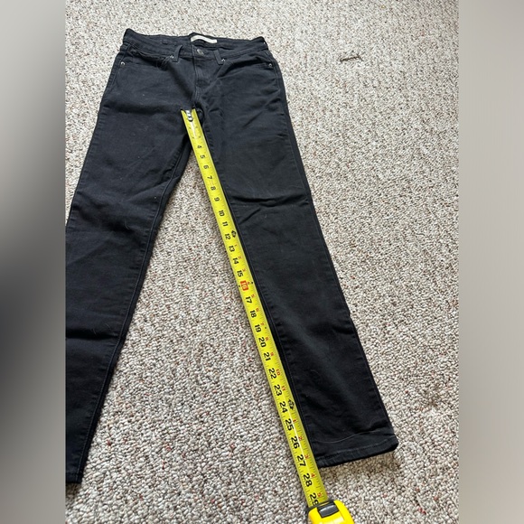 Levi’s 711 womens Skinny Jeans soft black - Picture 5 of 10